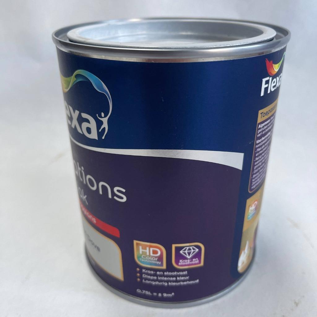 Flexa Creations Lak Verf Wild Dove Wit Hoogglans 750ml, Flexa, Flexa, Wit, Nieuw