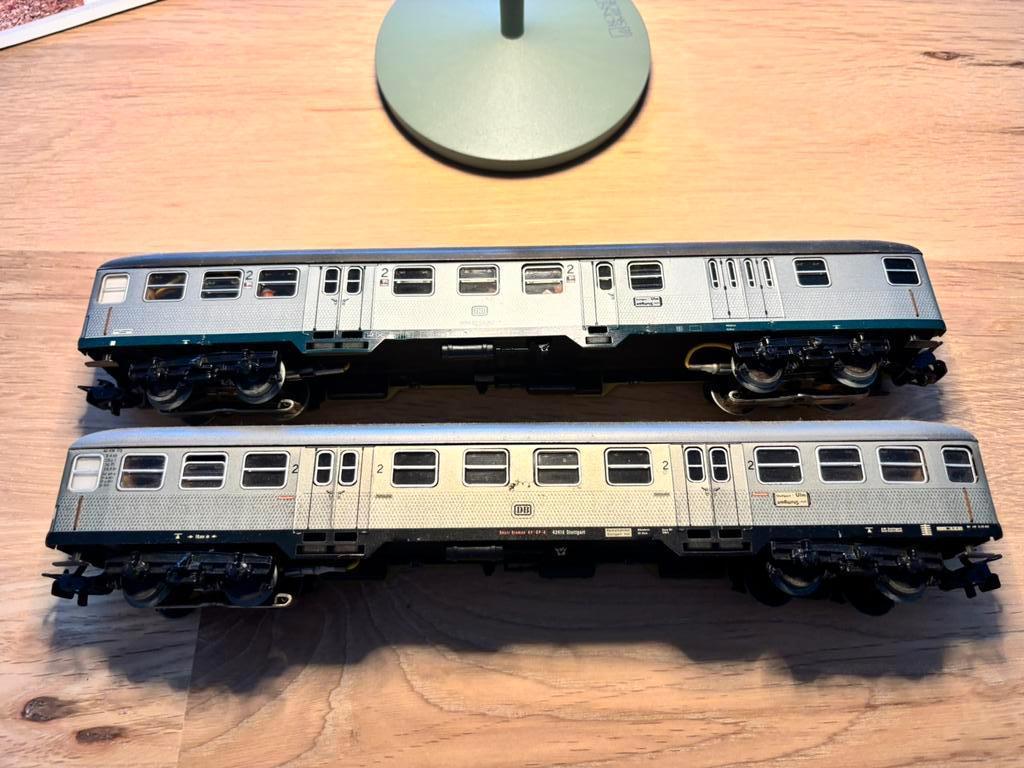 Märklin 4082 personenwagen Silberlinge - 2 stuks, Hobby en Vrije tijd, Wisselstroom, Wagon, Ophalen of Verzenden, Zo goed als nieuw