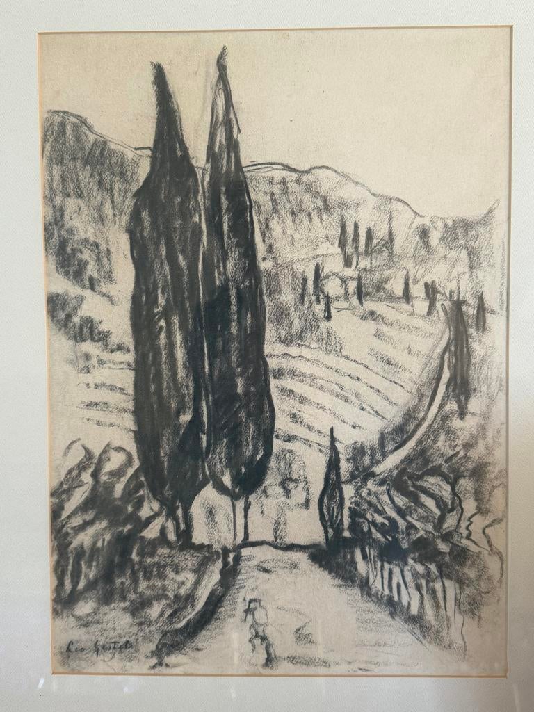Leo Gestel - Landschap met bomen, Ophalen of Verzenden