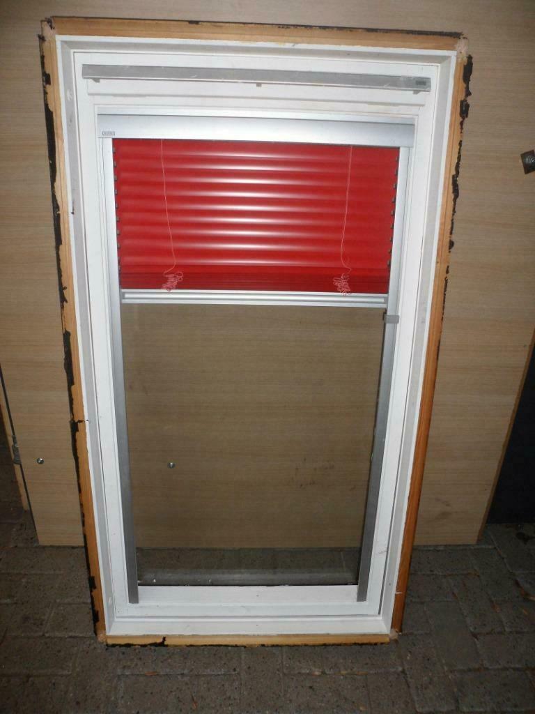 Dakraam Velux 78 x 140 cm (GGL 2 / 308 / M08) met gootstuk!, Ophalen, Gebruikt, Minder dan 80 cm, 120 tot 160 cm