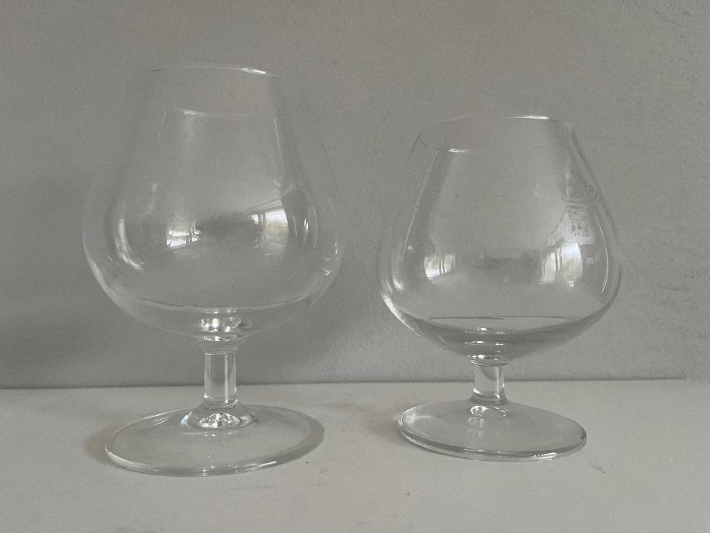 Martell Cognac - vier glazen, Ophalen of Verzenden, Zo goed als nieuw, Overige typen
