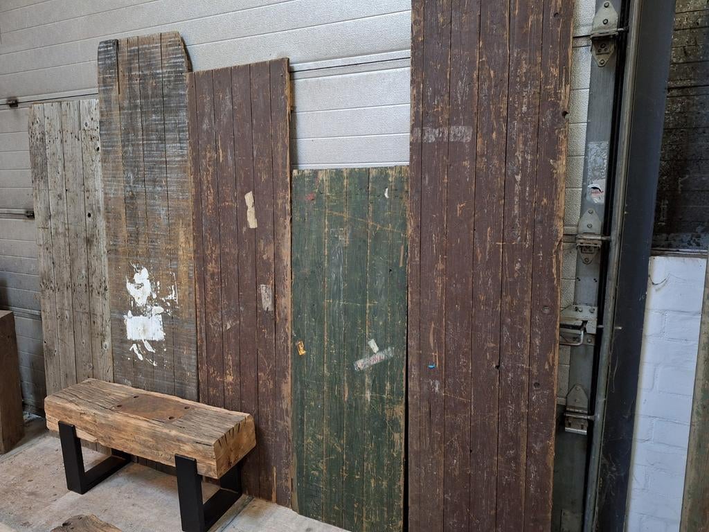 Oude sloophout  Schotten   wandbekleding  lambrisering, Doe-het-zelf en Verbouw, Hout en Planken, Ophalen, Gebruikt, Plank