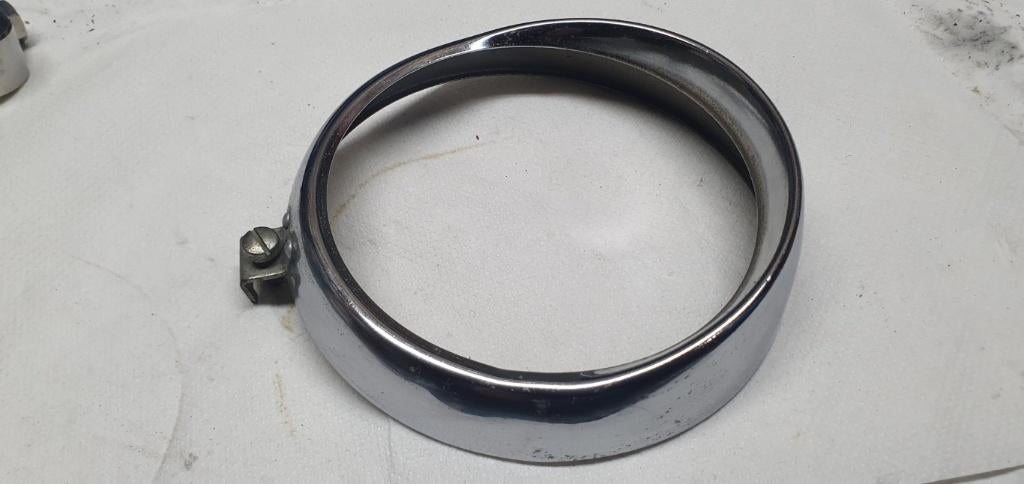 Koplamprand chroom tipo 105  NOS chroom, Ophalen, Nieuw, Overige merken