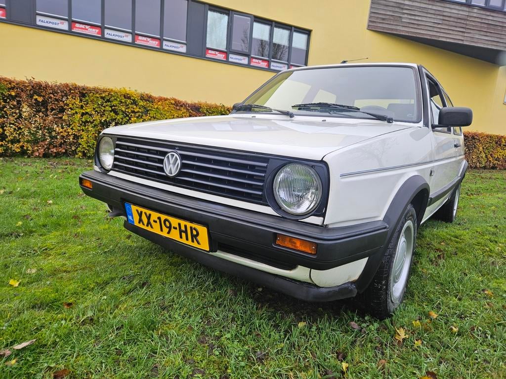 Volkswagen Golf 1.6 CL 51KW U9 1989 Wit, Auto's, Voorwielaandrijving, Stof, 4 cilinders, Wit