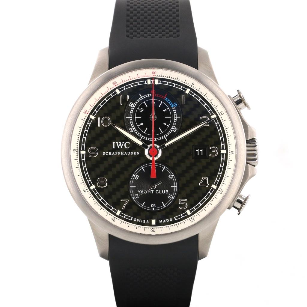 IWC Yacht Club Chronograph IWC SERVICE 45 (99% NIEUW/ 2014), Sieraden, Tassen en Uiterlijk, Horloges | Heren, Overige merken, Overige materialen