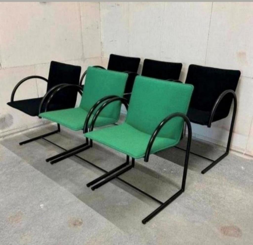 Metaform- Cirkel Arm stoelen- jaren'80, Ophalen, Gebruikt, Overige kleuren, Design