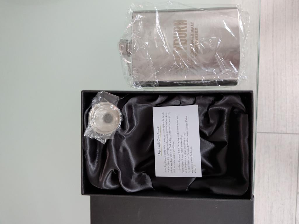Speyburn Whisky Heupfles Nieuw in Verpakking, Ophalen of Verzenden, Nieuw, Metaal, Overige typen