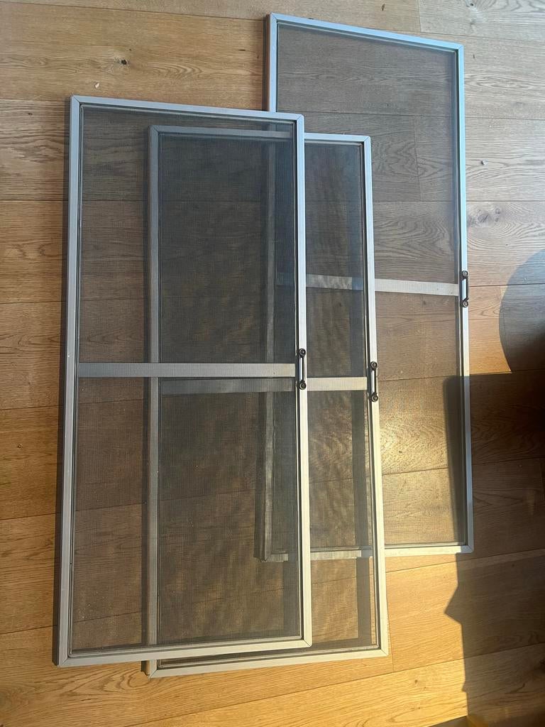Aluminium Horren, Gebruikt, 80 tot 100 cm, Hordeur, Ophalen of Verzenden