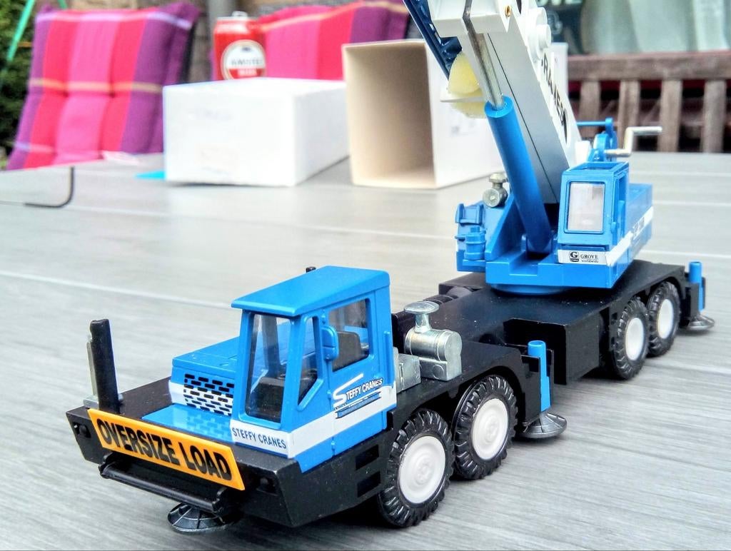 GROVE TM9120 STEFFY CRANES NZG, Hobby en Vrije tijd, Ophalen of Verzenden, Nieuw, Hijskraan, Tractor of Landbouw, NZG