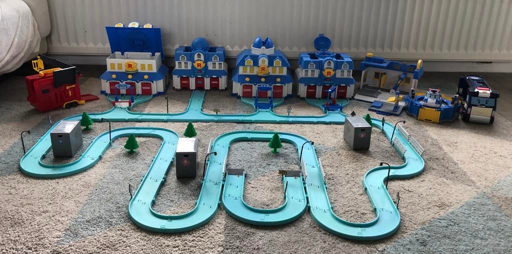 Robocar Poli Stad & Autobaan - Complete Set - tv programma, Ophalen of Verzenden, Gebruikt, Jongen of Meisje