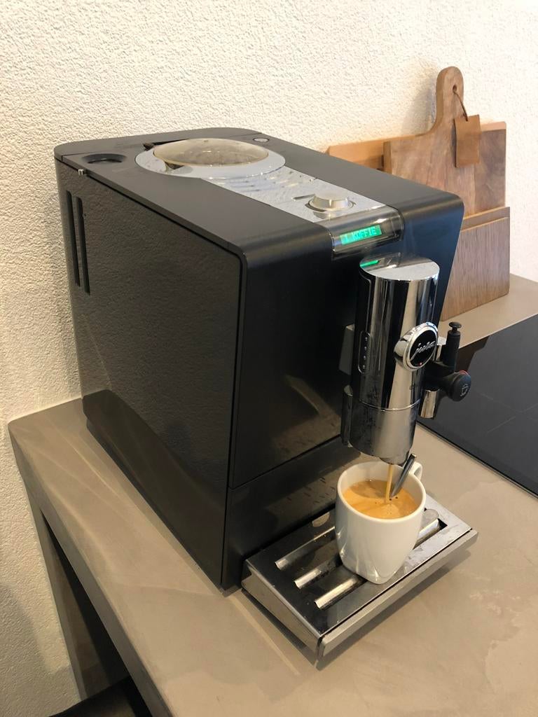 Jura ENA 5 7 9 micro gereviseerd garantie cappuccino bonen, Afneembaar waterreservoir, Verzenden, Koffiemachine, Koffiebonen