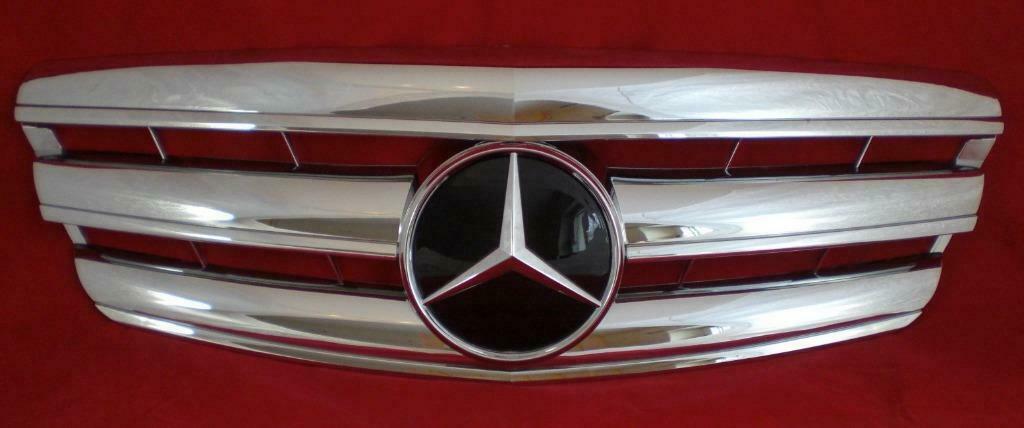 Mercedes W221 S Klasse AMG Look Grill Grillen Sportgrill, Voor, Mercedes-Benz, Nieuw, Ophalen of Verzenden