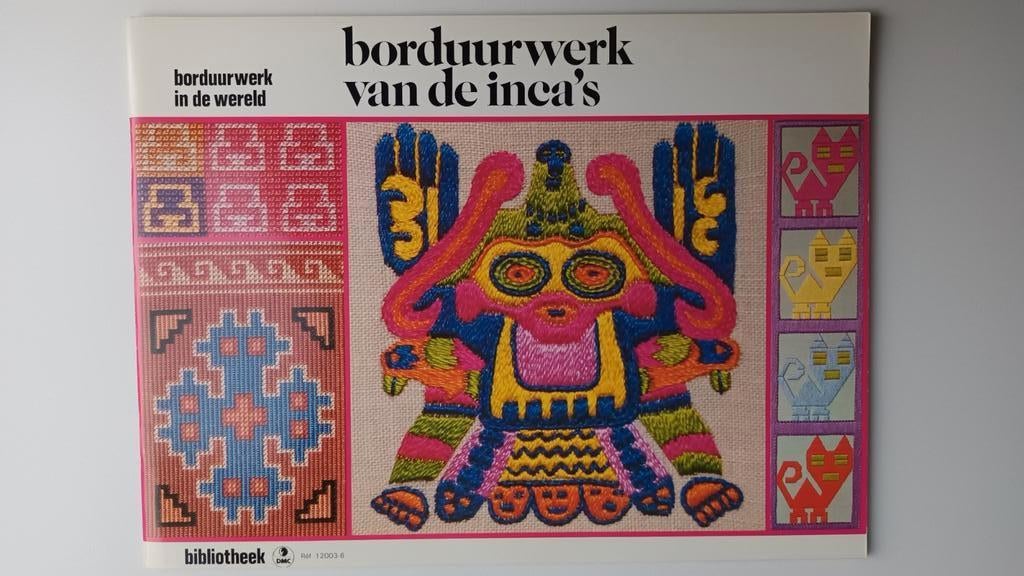 2 Borduurboeken: Lapland & Inca's - Bibliotheek DMC, Boeken, Ophalen of Verzenden, Gelezen