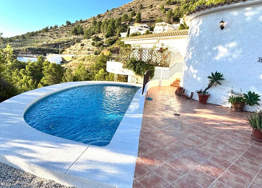 Villa Costa Blanca, zeezicht, zwembad, 20 min van strand!, Costa Blanca, Landelijk, Aan zee, Open haard