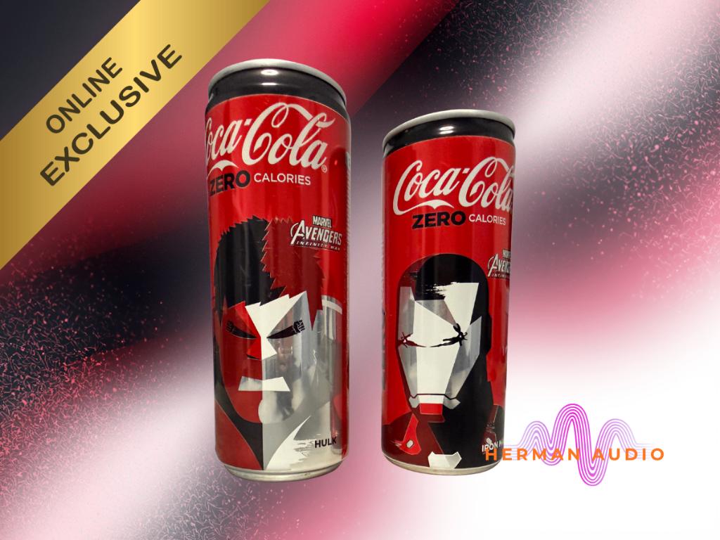 Coca-Cola Zero Marvel Hulk Iron Man Blikjes Saudi 2018, Verzenden, Zo goed als nieuw, Verpakking