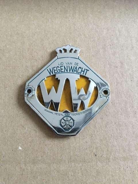 ANWB auto embleem jaren 50 ., Auto diversen, Auto-accessoires, Ophalen, Gebruikt