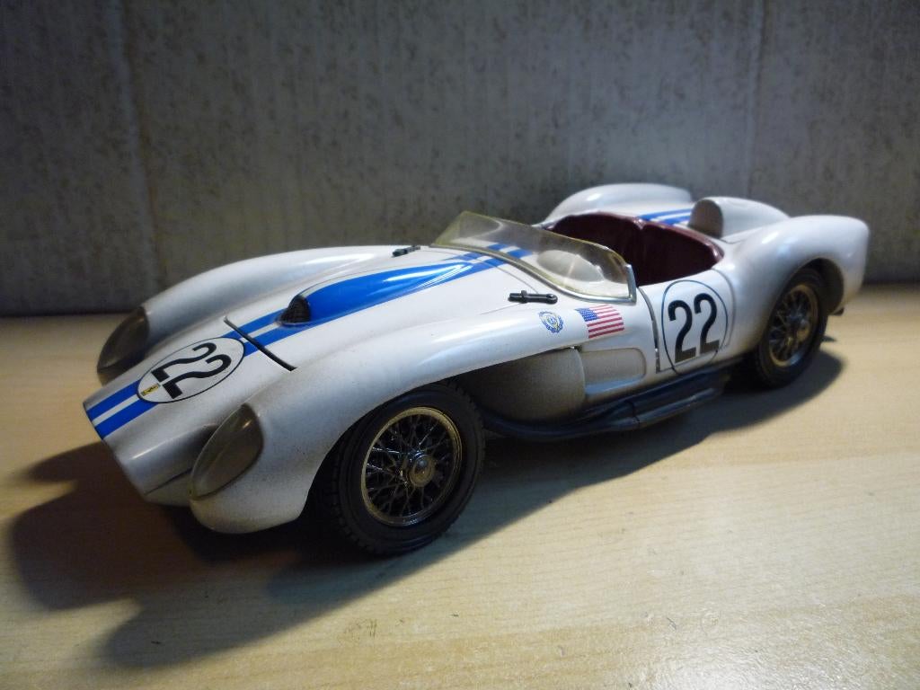 Ferrari 250 Testa Rossa 22 Dirty Le mans 1958 Hotwheels 1:18, Ophalen of Verzenden, Zo goed als nieuw, Auto, Hot Wheels