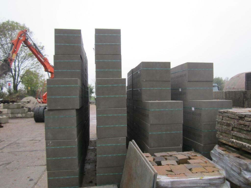 Betontegels  50x50 en 40x60 en 60x60x5 en 60x60x6 grijs, Ophalen, Nieuw
