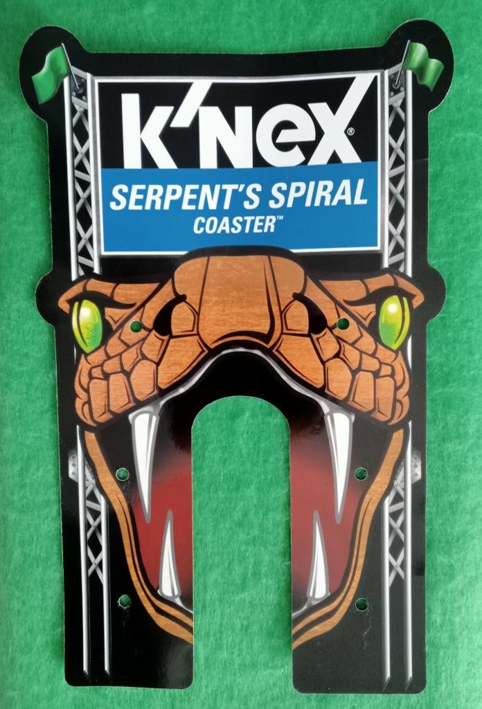 !! 🧡 K'NEX 💚 Serpent's Spiral Coaster + Educational 💙 !!, Ophalen of Verzenden, Zo goed als nieuw, K'nex
