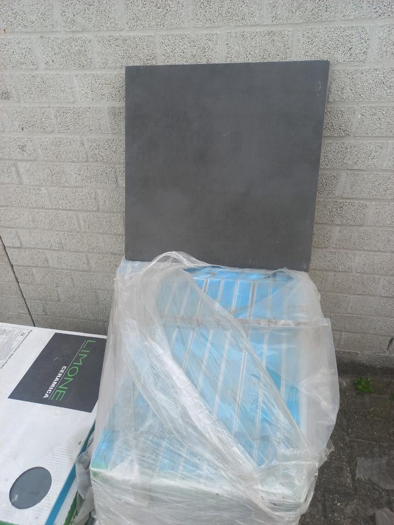 TERRASTEGEL II 60X60X2CM II  II €22,50 PM2 OP=OP, Doe-het-zelf en Verbouw, Tegels, Ophalen, 60 cm of meer, Nieuw, 10 m² of meer