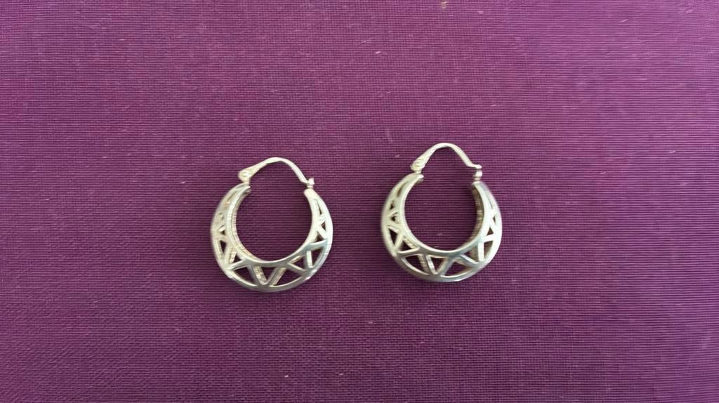 925 sterling zilver oorhangers, Ophalen of Verzenden, Zilver, Zilver, Hangers