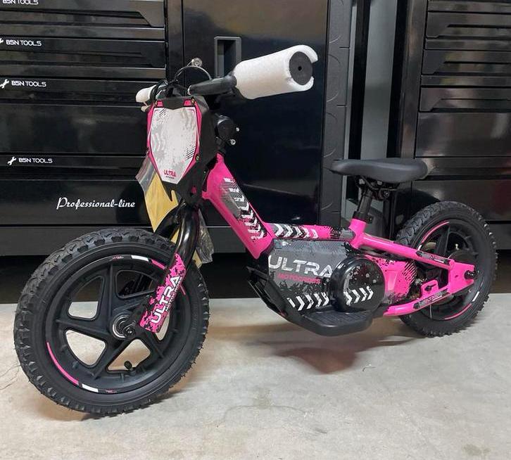 Elektrische Loopfiets 12 Inch - Roze NIEUW, Kinderen en Baby's, Speelgoed | Buiten | Voertuigen en Loopfietsen, Ophalen, Nieuw