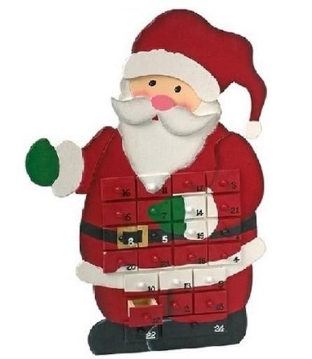 Adventskalender Kerstman 3 soorten, Diversen, Kalenders, Nieuw, Maandkalender, Verzenden