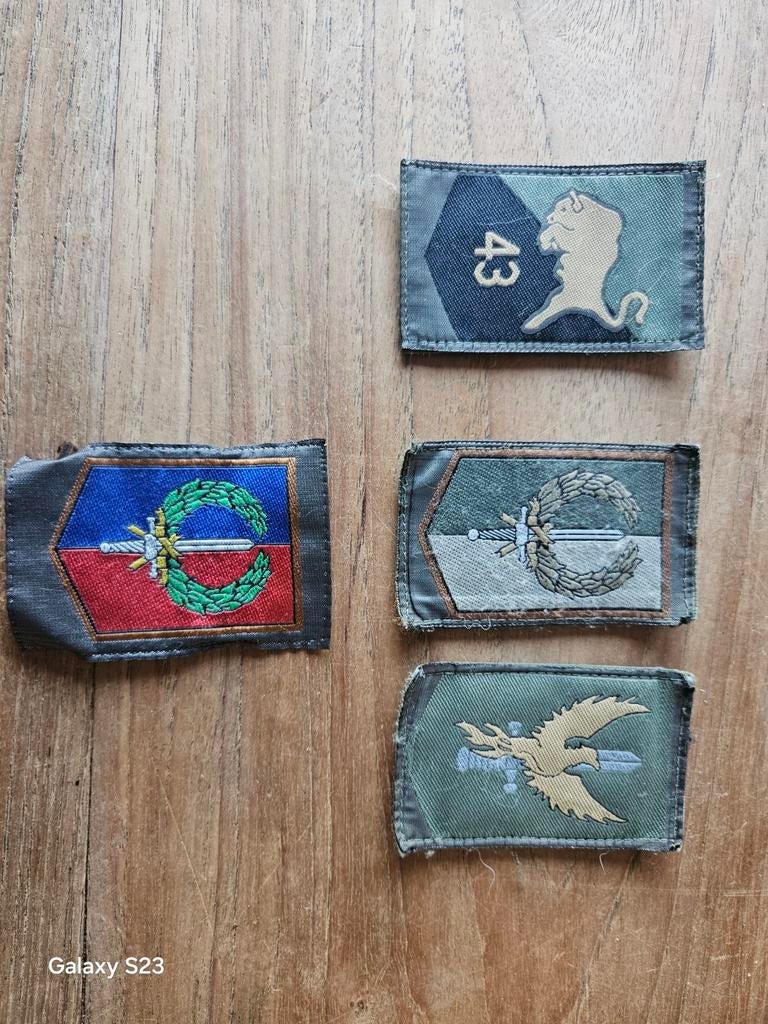 Lotje mouwemblemen, Ophalen, Landmacht, Nederland, Embleem of Badge