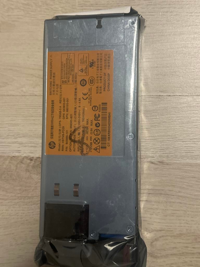 HP DPS-750AB-3 A Voeding - 750W, Ophalen of Verzenden, Gebruikt