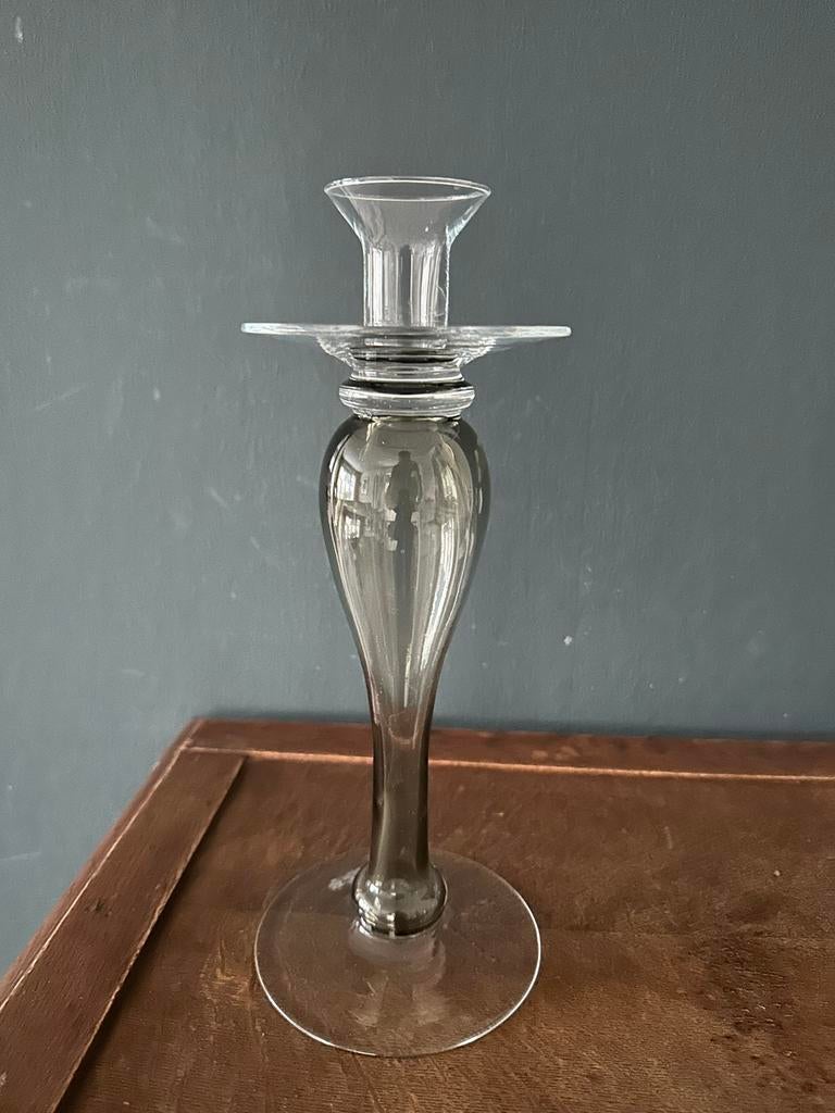 Elegante glazen kandelaar, Ophalen