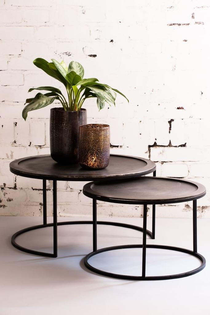 Salontafel Talca l Whoon l Meubilex l van €476,95 voor €299, Ophalen, 50 tot 100 cm, Overige materialen, Rond