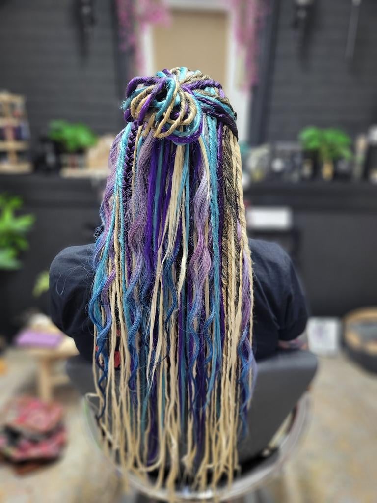 Dreads - Verschillende kleuren en lengtes, Ophalen of Verzenden, Zo goed als nieuw, Pruik of Haarverlenging
