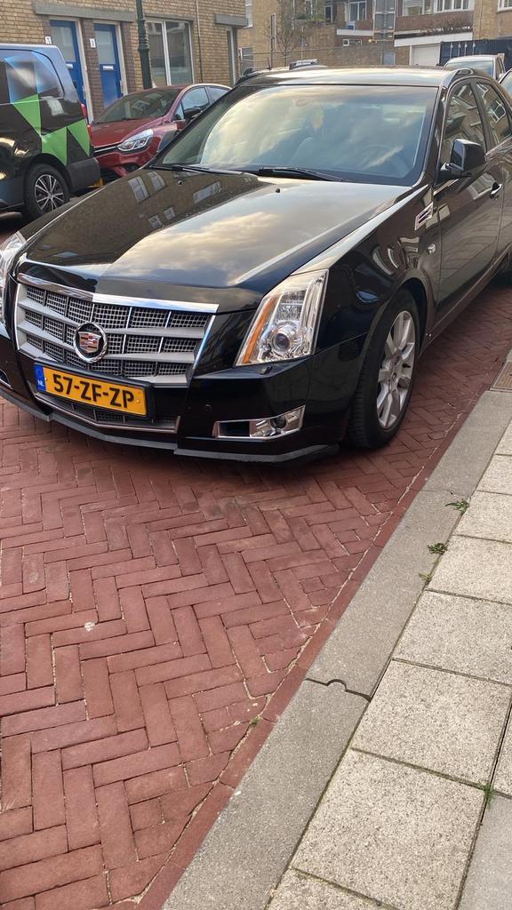 Cadillac CTS 3.6 V6 AUT 2008 Zwart, Auto's, Cadillac, Achterwielaandrijving, Zwart, Origineel Nederlands, Particulier