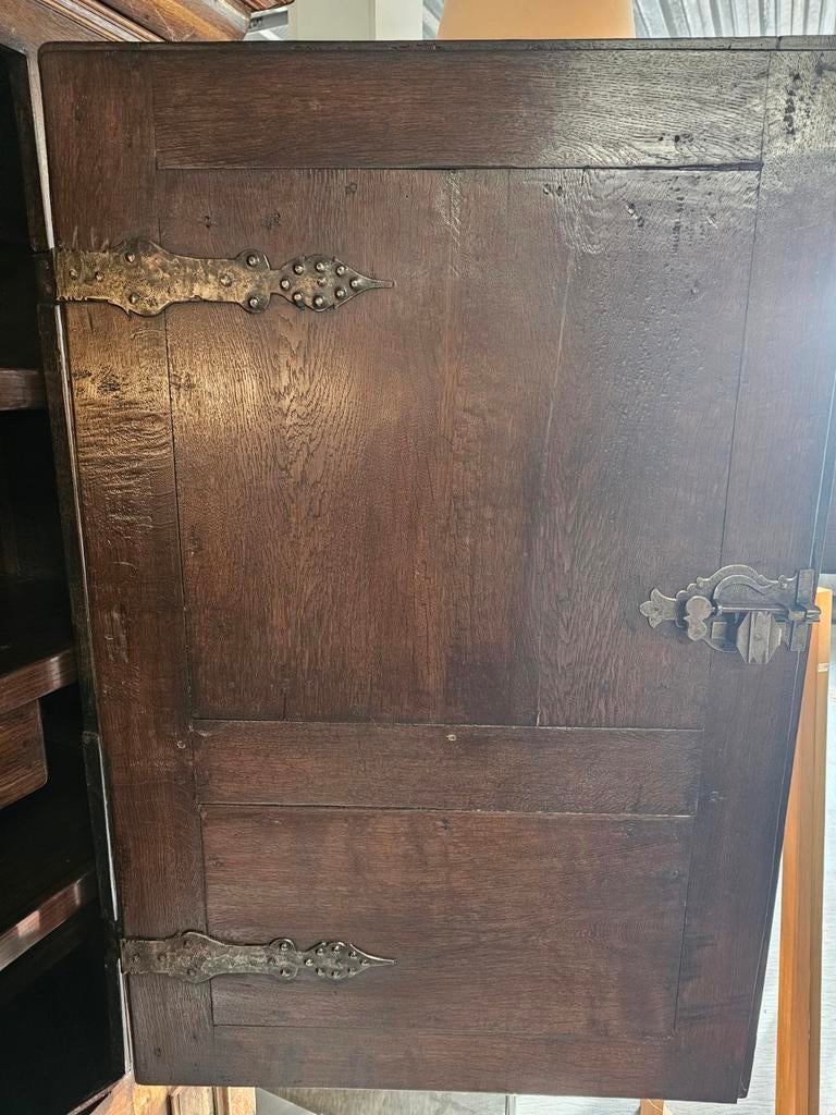 Antieke eikenhouten kast, Ophalen of Verzenden