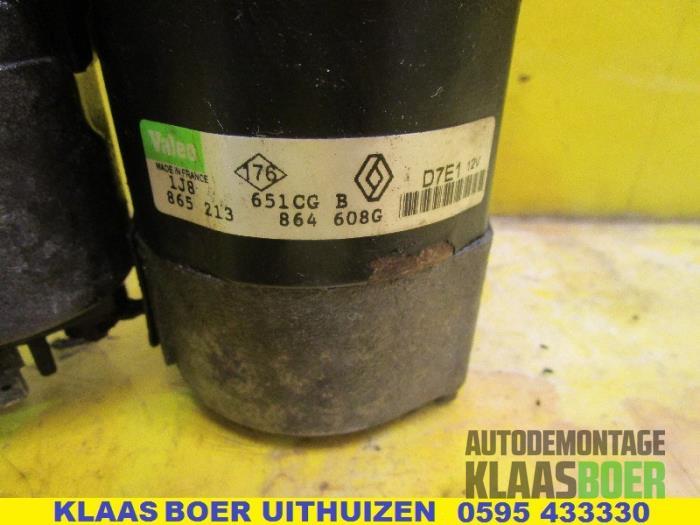 Startmotor van een Renault Clio, Ophalen of Verzenden, 6 maanden garantie, Gebruikt, Renault