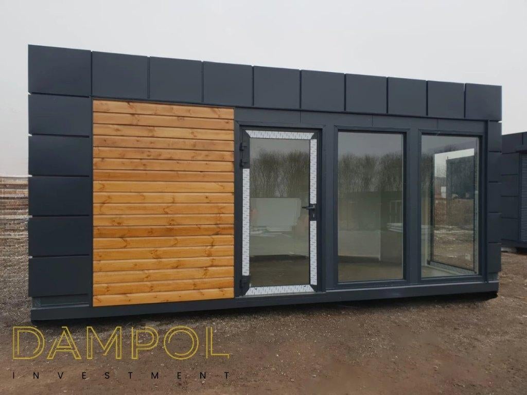 Woonunit 7x3 OP VOORRAAD-incl.levering badkamer airco keuken, 21 m², Koop, Kantoorruimte