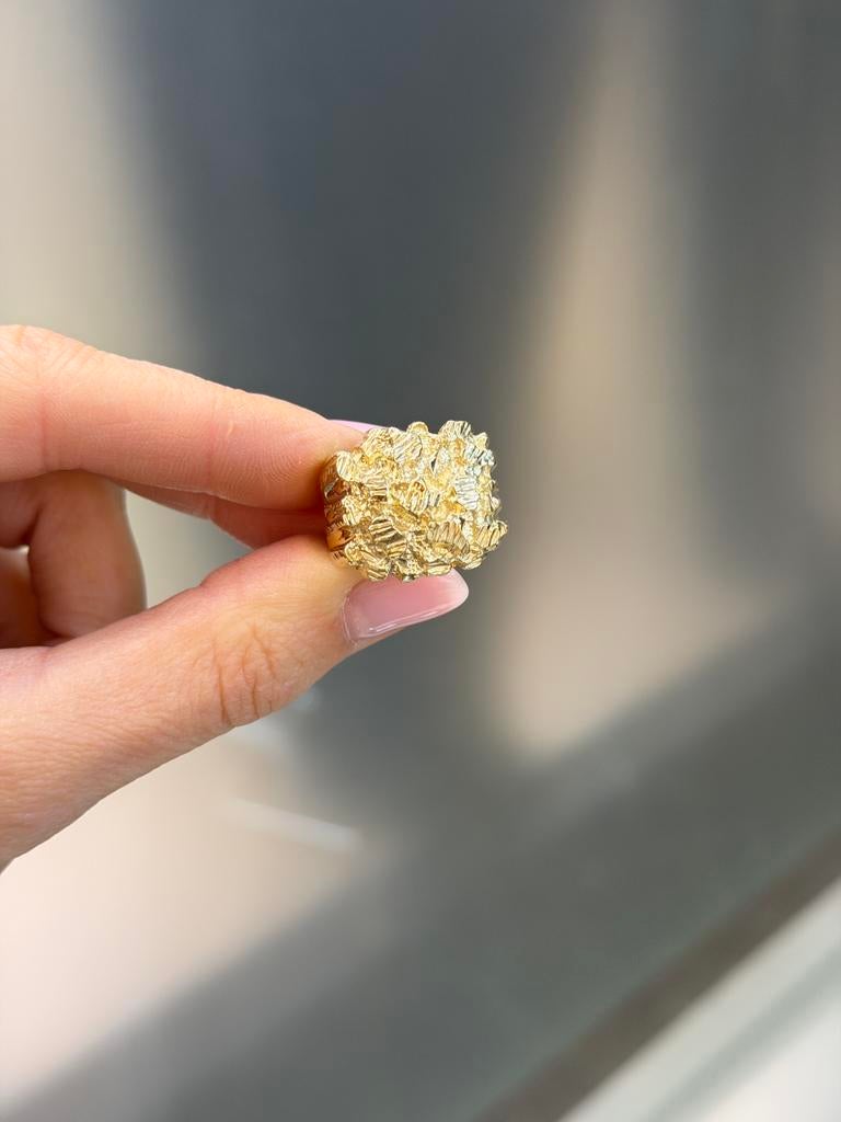 14KT Goud - 11.93 Gram - Ring - Piet Piet - Herenring, Ophalen, Zo goed als nieuw, 20 of groter, Goud