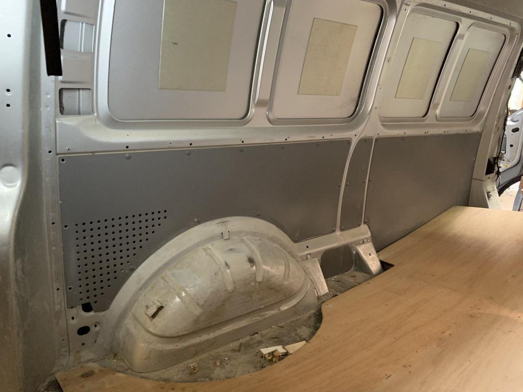 Volkswagen T5 L2 enkel cabine zijwand bekleding, Auto-onderdelen, Interieur en Bekleding, Ophalen of Verzenden, Gebruikt, Volkswagen