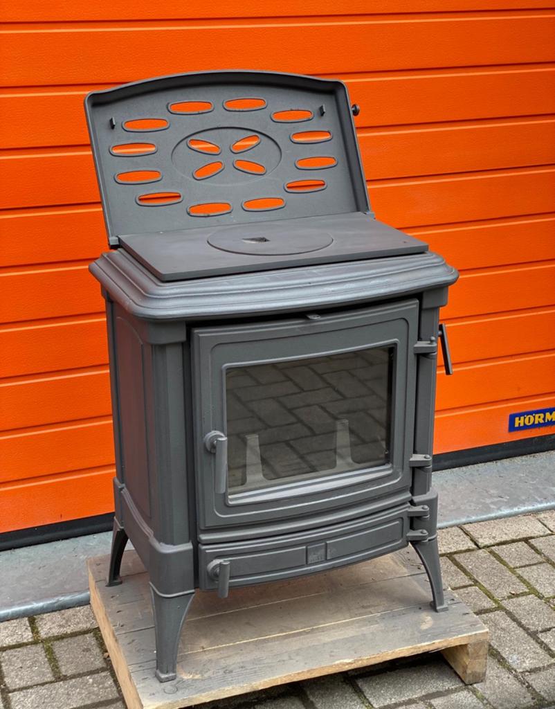 Nestor Martin Stanford 80,met kookplaat,  8 kW, Huis en Inrichting, Kachels, Ophalen, Vrijstaand, Hout, Nieuw