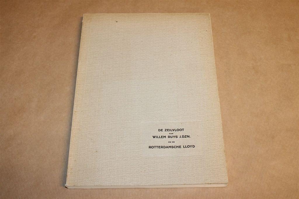 De zeilvloot van Willem Ruys & Rotterdamsche Lloyd, Boeken, Ophalen of Verzenden, Zo goed als nieuw