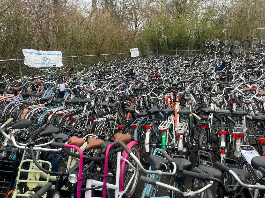 1000+ TWEEDEHANDS FİETSEN OP VOORRAAD! GROOTSTE VAN EUROPA!, Fietsen en Brommers, Fietsen | Dames | Damesfietsen, Ophalen of Verzenden