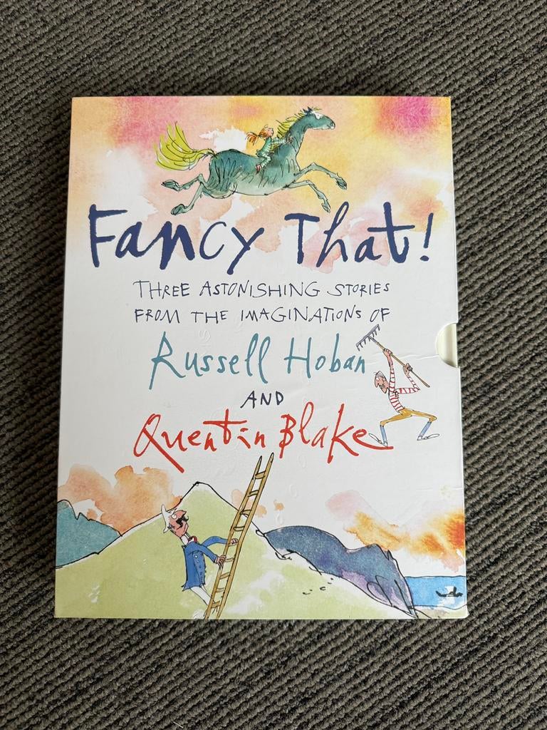 Fancy that russel hoban en quentin blake boeken in box, Ophalen of Verzenden, Zo goed als nieuw