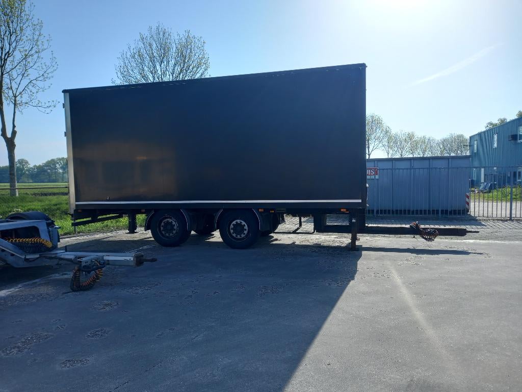 Middenas aanhanger, Zwart, Particulier, Aanhangers en Opleggers, Te koop