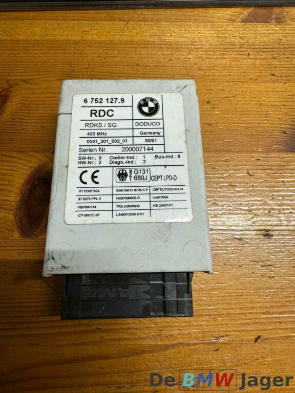 Bandenspanning RDC module BMW E38 E39 E46 E53 6752127, Gebruikt, Ophalen of Verzenden, BMW