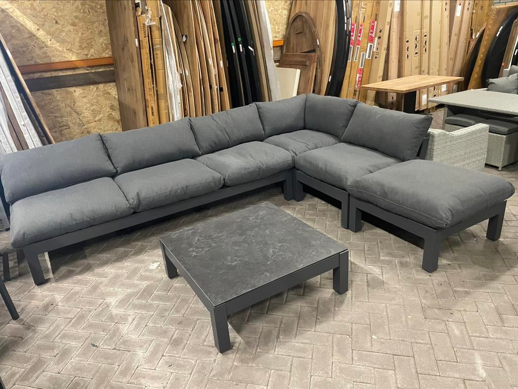 Loungeset Kettler comfort OPRUIMING showmodel, Ophalen, 6 zitplaatsen, Bank, Loungeset