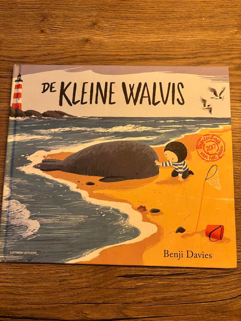De Kleine Walvis - Benji Davies, Ophalen of Verzenden, Gelezen, 3 tot 4 jaar