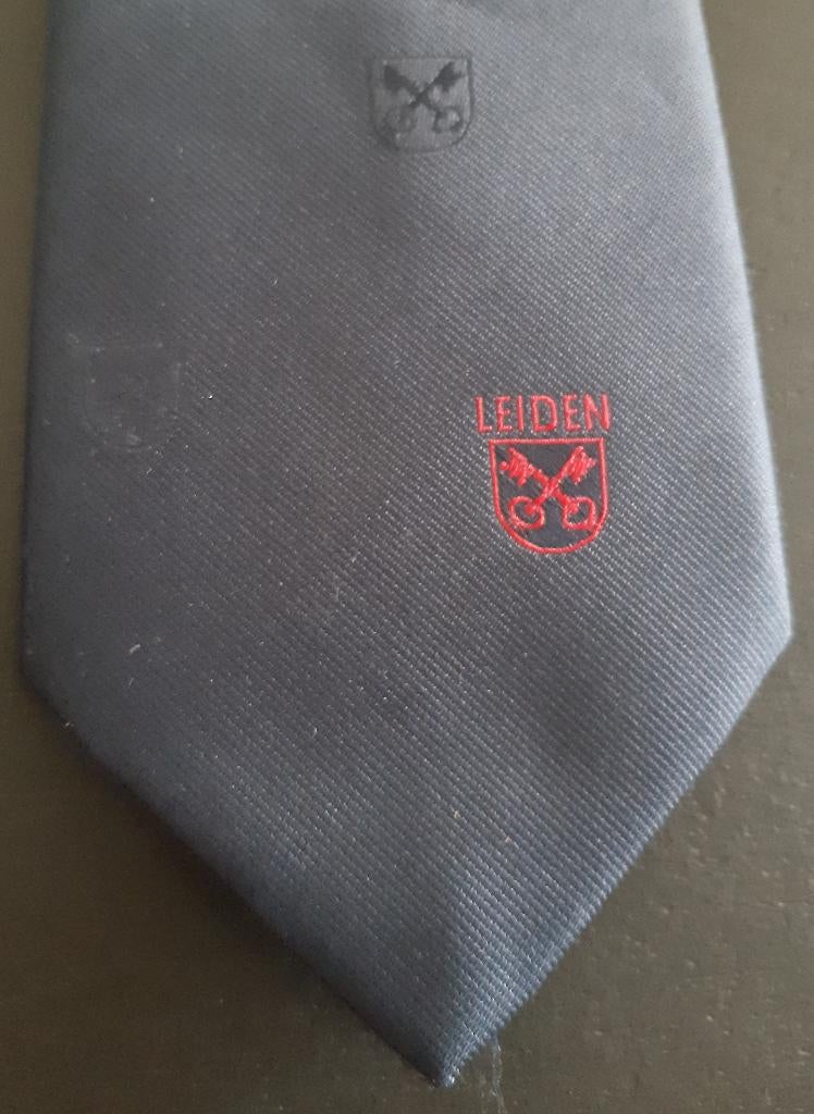 Leiden Gemeente stropdas met stadsleutels, Ophalen of Verzenden, Nieuw, Blauw