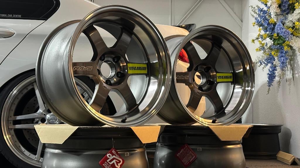 RAYS TE37 V SL 18 inch - 5x114.3, Auto-onderdelen, Banden en Velgen, 18 inch, Velg(en), Nieuw, Ophalen of Verzenden
