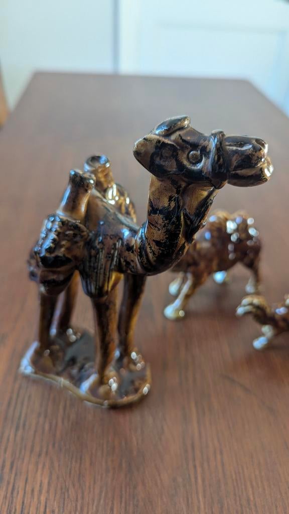 Vintage Dromedaris Terracotta Sculptuur & Porselein, Antiek en Kunst, Ophalen of Verzenden