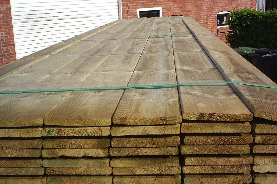 Aanbieding! schuttingplanken tuinplanken 1,6X14cm, Tuin en Terras, Palen, Balken en Planken, Nieuw, Planken, 250 cm of meer, Ophalen
